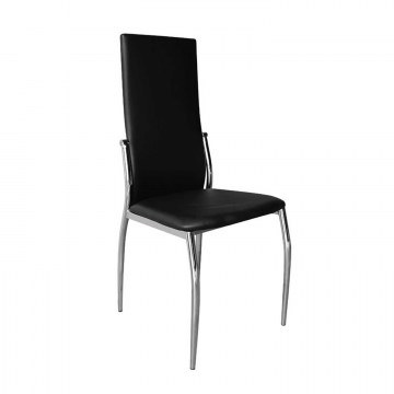 Καρέκλα Fresh K/D Black ΕΜ903,01 45X54X98 cm Σετ 4τμχ