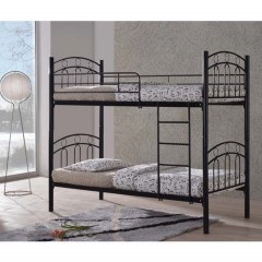 Bed Bunk Decker Black E8046 210X98X176 Cm