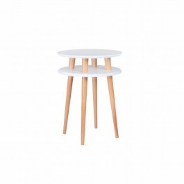 Τραπεζάκι Ufo White Φ45Χ61 cm WHITE