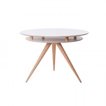 Τραπέζι Triad White Φ105X75 cm