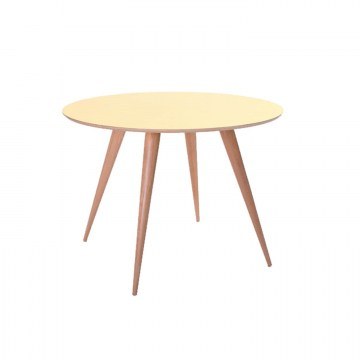 Τραπέζι Planet Round Yellow Φ105X75 cm