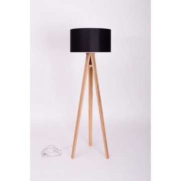 Floor Illuminant Wanda Black-Ash Φ45X140 Cm