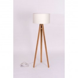 Floor Illuminant Wanda White-Ash Φ45X140 Cm WHITE