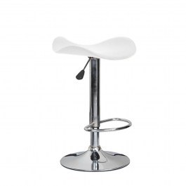 Stool Bar Saddle EM100,5 45X43X64/85 Cm WHITE