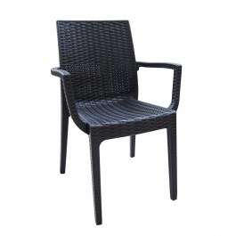 Πολυθρόνα Dafne Anthracite Ε329,2 54x55x85 cm Σετ 2τμχ ANTHRACITE