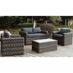 Σετ Σαλόνι Arizona Grey-Brown Ε6734 138X77X73 cm