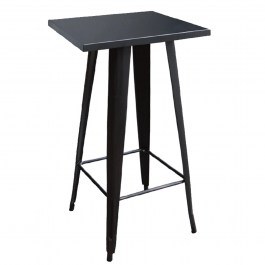 Table Bar Relix Black E5203,11 60X60X101 Cm BLACK