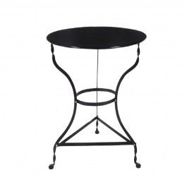 Τραπέζι Παραδοσιακό KD Black Ε8501,7 Φ60Χ71 cm BLACK