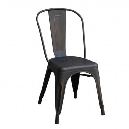 Chair - Relix Antique Black E5191,10 45X51X85 Cm ANTIQUE BLACK