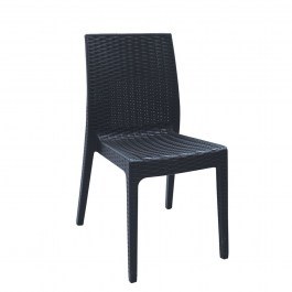 Chair - Dafne Anthracite Rattan E328,2 46X55X85 Cm ANTHRACITE