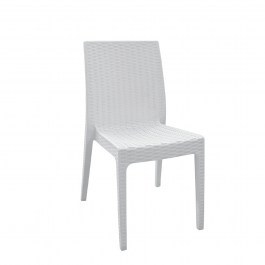 Chair - Dafne White Rattan E328,1 46X55X85 Cm WHITE