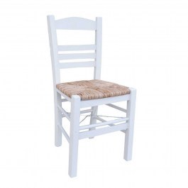 Chair - Cafe Shop Sifnos White P969 E8 43X40X87 Cm WHITE