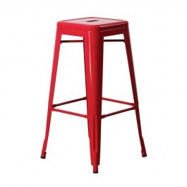 Stool Bar Relix Red E5190,2 43X43X76 Cm RED