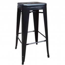 Stool Bar Relix Black E5190,1 43X43X76 Cm BLACK