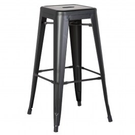 Stool Bar Relix Black Mat E5190,1M 43X43X76 Cm BLACK MAT