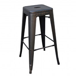 Stool Bar Relix Antique Black E5190,10 43X43X76 Cm ANTIQUE BLACK