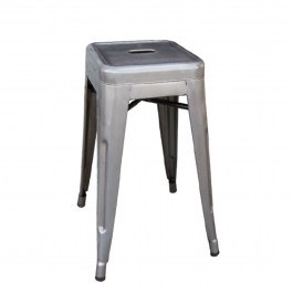 Σκαμπό Μπάρ Relix Metal Ε5193,6 43X43Χ67 cm METAL