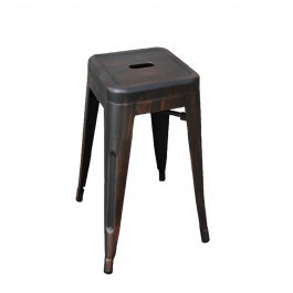 Stool Bar Relix Antique Black E5193,10 43X43X67 Cm ANTIQUE BLACK
