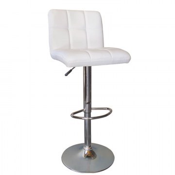 Σκαμπό Μπάρ Lino White EM412,2  44X50X92/113 cm Σετ 2τμχ