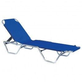 Beach Sunbed Creta Blue E281,1 60X197X30 Cm BLUE