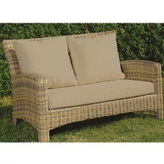 Καναπές 2 Θέσεων 176291 Beige 127X84X84 cm