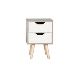 Bedside Table Alina Ε745,1 29x29x44cm Sonoma-White SONOMA-WHITE
