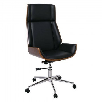 Πολυθρόνα Διευθυντή BF9850 ΕΟ537,1 65x66x112/117cm Wallnut-Black