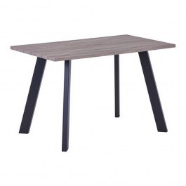 Table Baxter ΕΜ820,1 120x70x75cm Sonoma Oak-Black SONOMA-BLACK