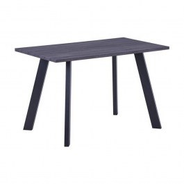 Table Baxter ΕΜ820,2 120x70x75cm Grey Walnut-Black BLACK-GREY