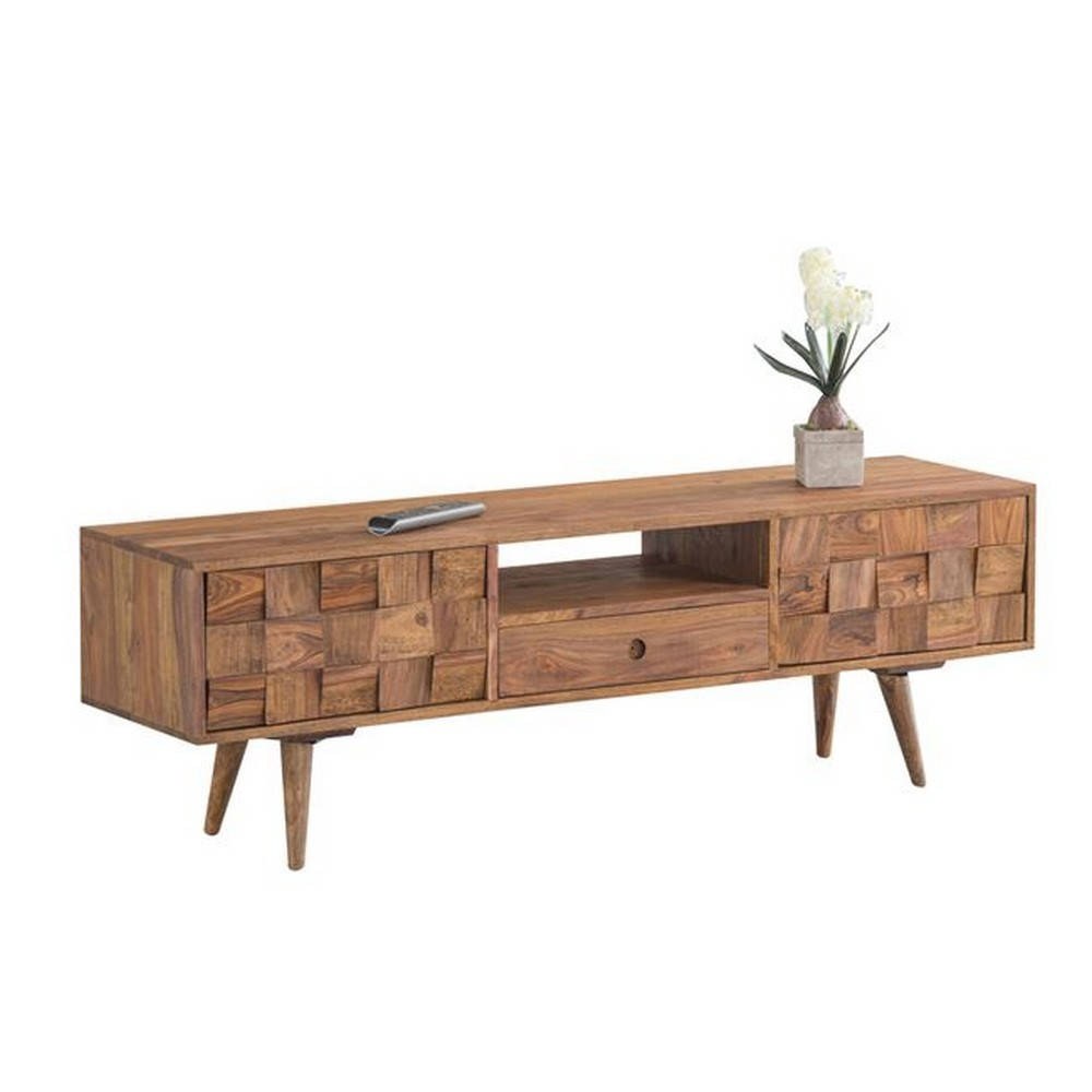 Έπιπλο Τηλεόρασης Teka ΕΑ7047 140x35x45cm Acacia Natural