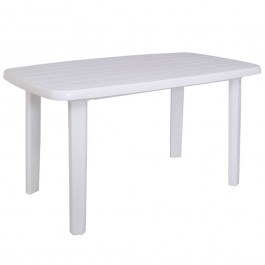 Table Oval Sorrento Ε365,8 140x80x74cm White WHITE