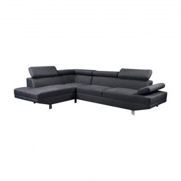 Καναπές Αριστερή Γωνία Sector Ε989,3L 268x196x79/H.84cm Anthracite