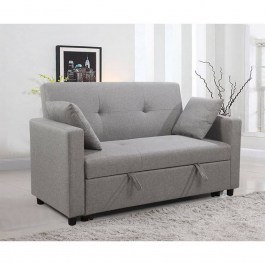 Sofa Bed 2 Seats Imola Light Grey Ε9921,22 154x100x93 LIGHT GREY