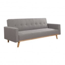 Sofa - Bed Three-Seater Carlos Ε9922,2 200x94x83cm Light Grey LIGHT GREY