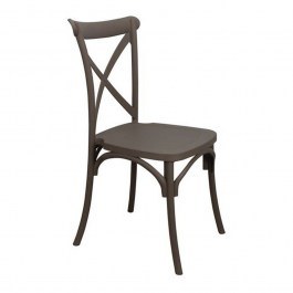Chair Destiny PP Mocha Ε377,3 48x55x91cm MOCA