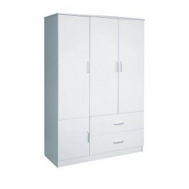 Wardrobe Closet White Ε8385,1 120x50x180cm WHITE