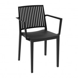 Armchair Carmen Black Ε317,2 58x55x82cm BLACK