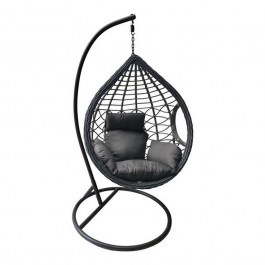 Hanging Armchair-Nest Madrid Grey Ε6739,2 D.105 H.197cm GREY