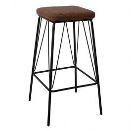 Stool Bar Panton Vintage Brown ΕΜ779,2 43x43x76cm BROWN