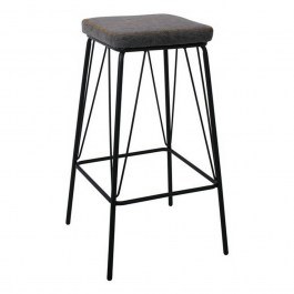 Stool Bar Panton Vintage Grey ΕΜ779,1 43x43x76cm GREY