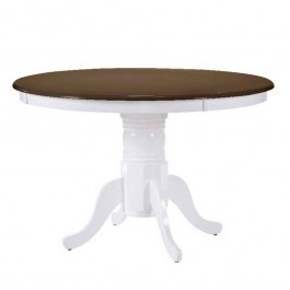Table Nirvana White/Wallnut Ε7059,5 D. 106 x75cm WHITE