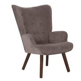 Armchair Alma Ε7141,80Κ 69x76x97cm Walnut-Brown WALNUT-BROWN