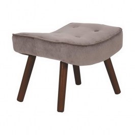 Stool-Footstool Alma Ε7141,81Κ 52x38x35cm Walnut-Brown BROWN