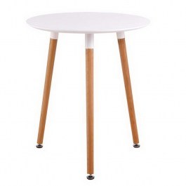 Table Art Ε7089,1 D. 60 H.70cm White WHITE