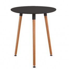 Table Art Ε7089,2 D. 60 H.70cm Black BLACK
