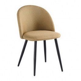 Chair Bella ΕΜ757,4 50x57x81cm Gold-Brown GOLD