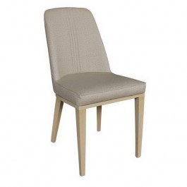 Chair Caster ΕΜ157,2 45x60x89cm Natural-Beige BEIGE