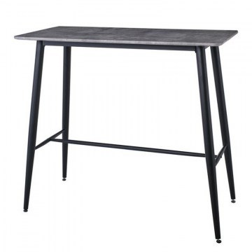 Τραπέζι Bar Lavida ΕΜ158,2 120x60x106cm Black-Cement