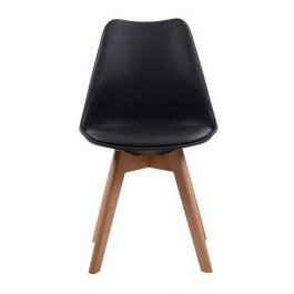Chair Martin ΕΜ136,24 49x57x82cm Black BLACK
