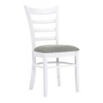 Καρέκλα Naturale Ε7052,4 42x50x91cm White-Grey Σετ 2τμχ